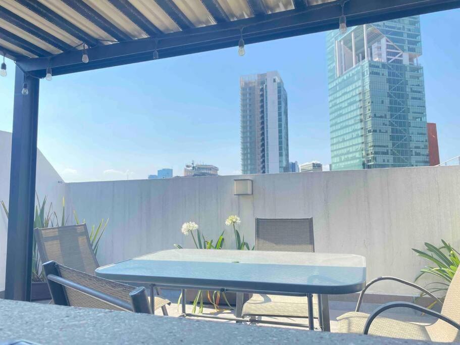 Apartamento Downtown Depto Con Terraza Privada México DF Exterior foto
